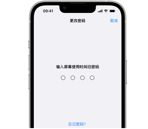 南木林iPhone屏幕维修分享iPhone屏幕使用时间密码忘记了怎么办 