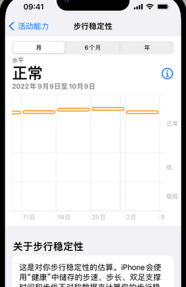 南木林iPhone手机维修如何在iPhone开启'步行稳定性通知'