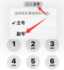 南木林苹果14维修店分享iPhone 14 Pro Max使用副卡打电话的方法 