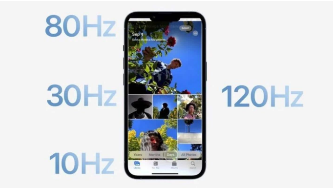南木林苹果14维修分享iPhone 14有高刷吗 