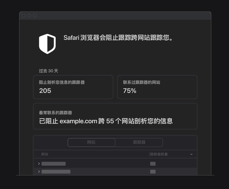 南木林苹果手机维修分享如何在 Safari 浏览器中查看和打开隐私报告 